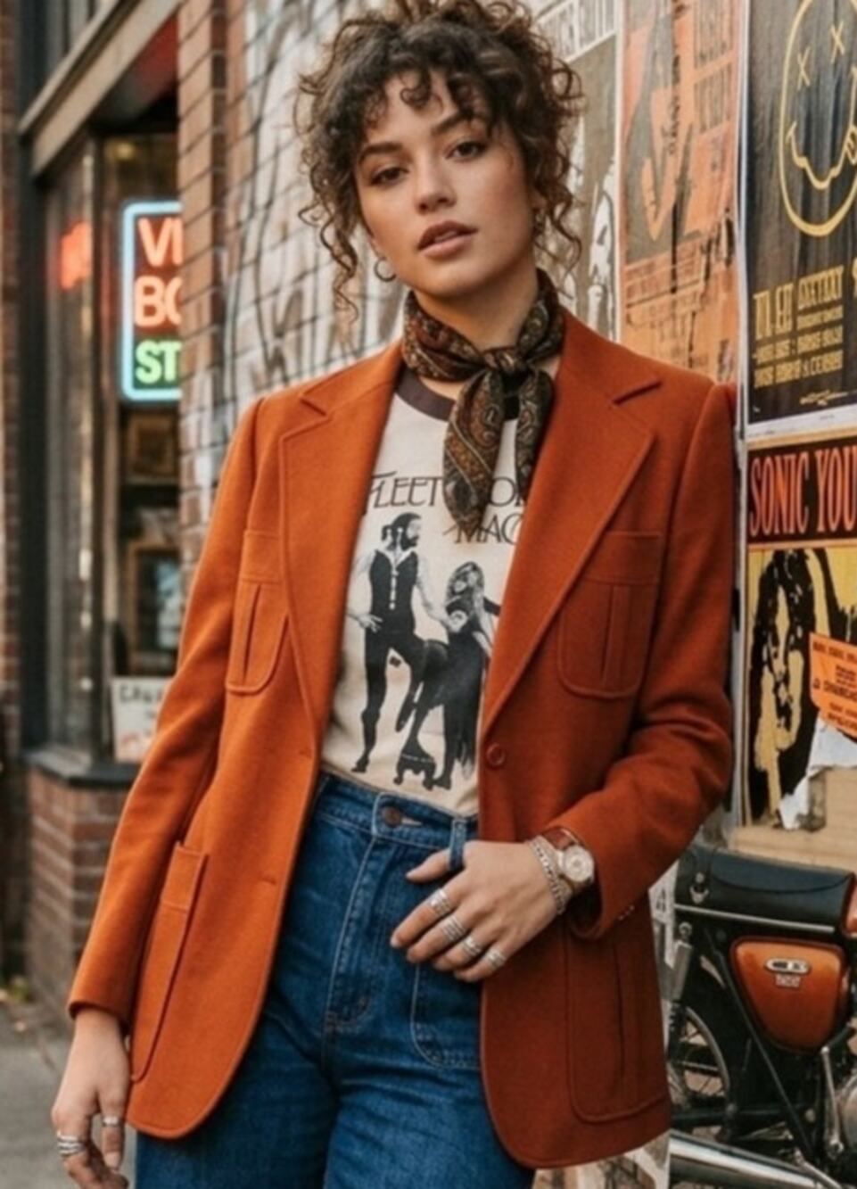 Vintage 70’s Act III wool/polyester blend blazer jacket